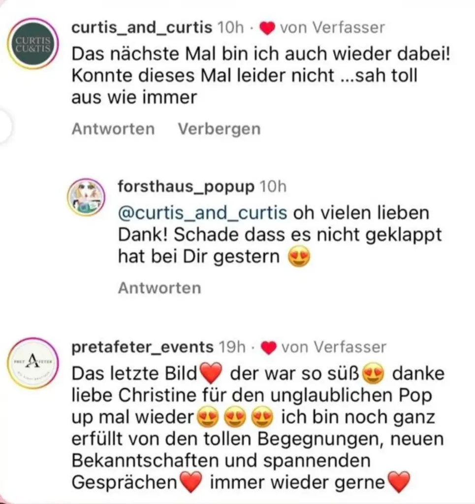 Forsthaus Pop-up – Stimmen unserer Aussteller