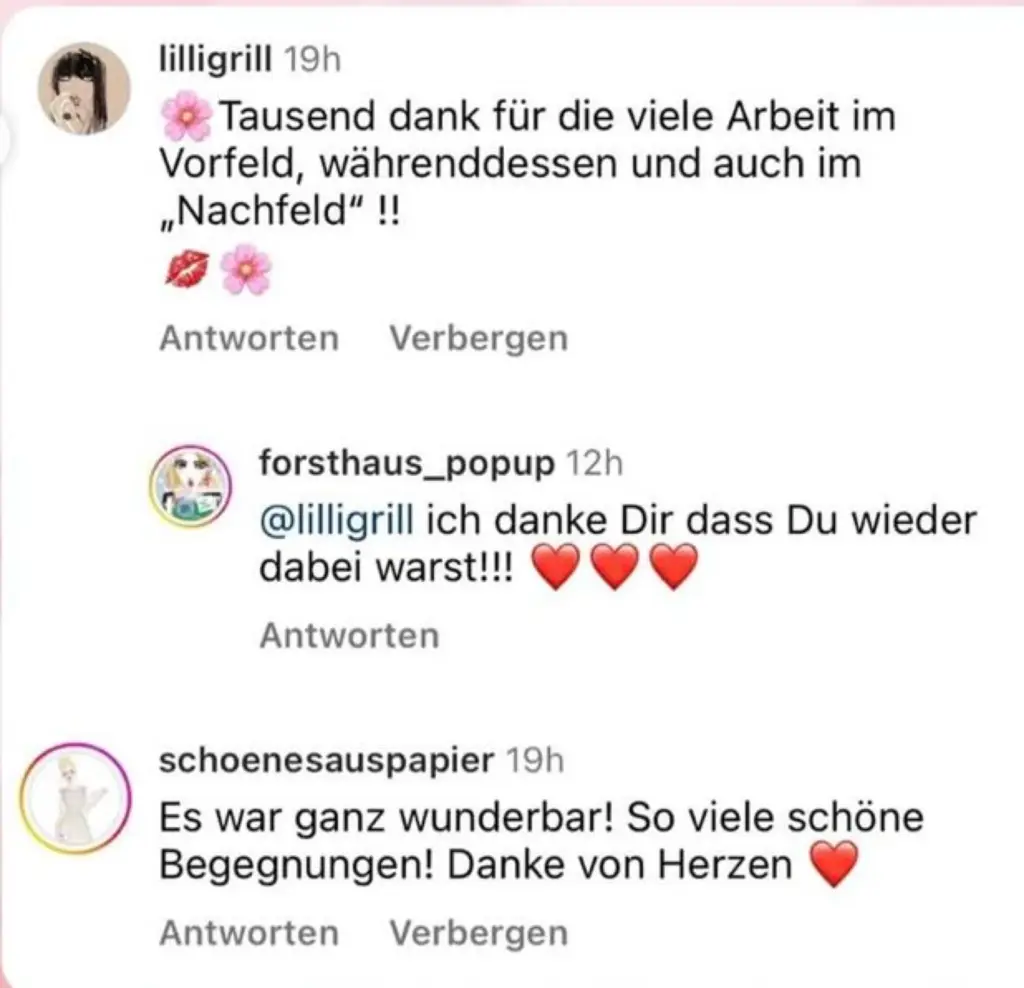 Forsthaus Pop-up – Stimmen unserer Aussteller